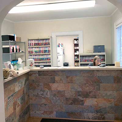 Charlotte, NC Veterinary Reception Area