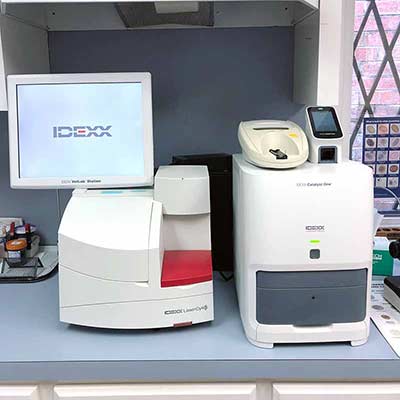 Charlotte Vet Hospital IDEXX Lab Equipment